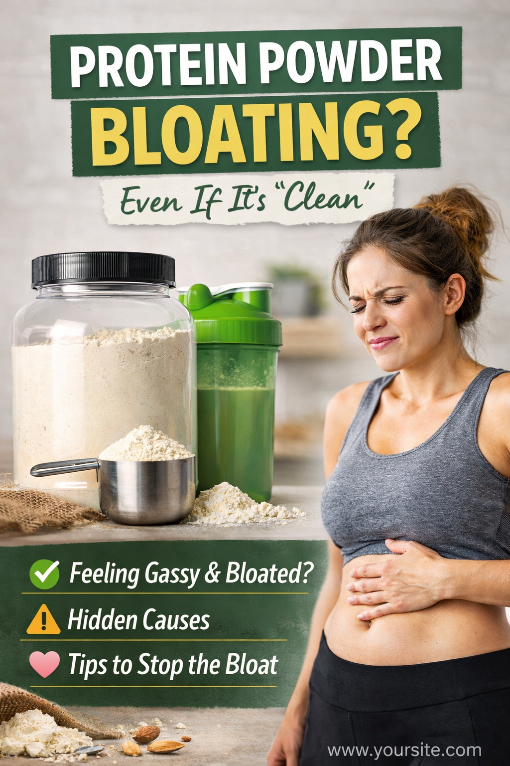Why protein powder causes bloating — even clean shakes can trigger gut symptoms.